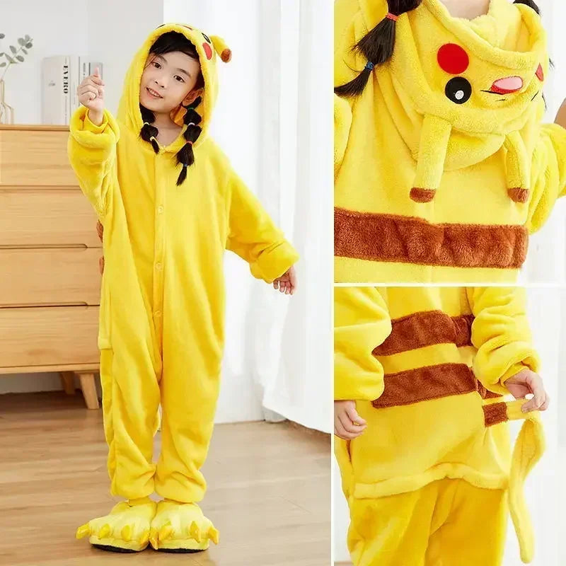 Pikachu Onesie | Warm Flannel | Fleece Lined | Adult And Kid Sizes