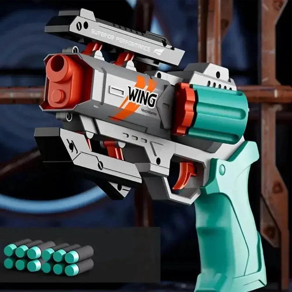 Safe Gun Toy Revolver For Kids Outdoor Shooting Game - ToylandEU™