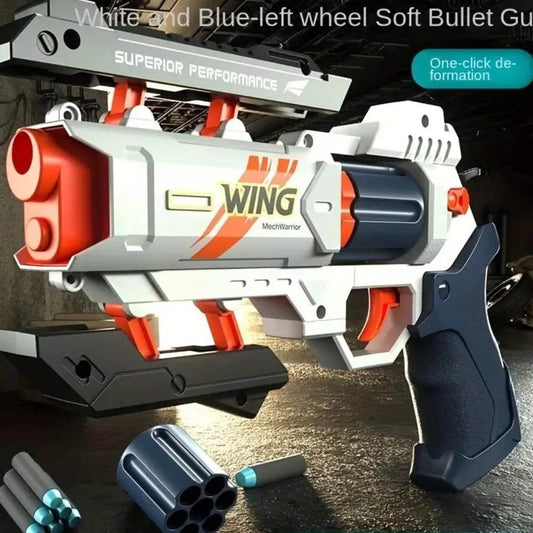 Safe Gun Toy Revolver Toy Guns For Kids Outdoor Sports Game - ToylandEU