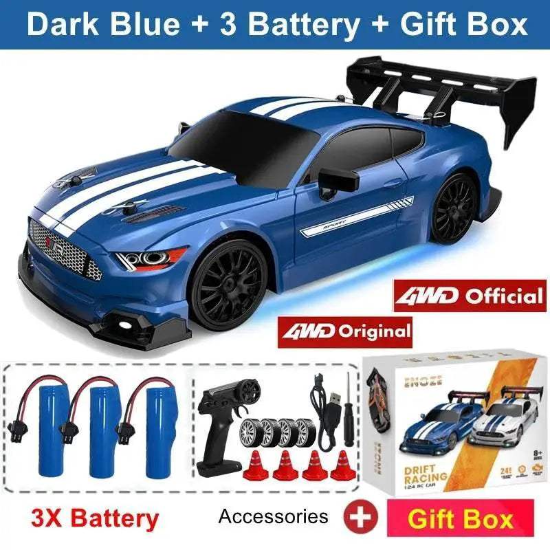 RC 4WD Remote Control Drift Car GTRPRO AE86PRO 1:24 Scale 4x4 Racing Truck - Perfect Gift for Kids and Adults - ToylandEU