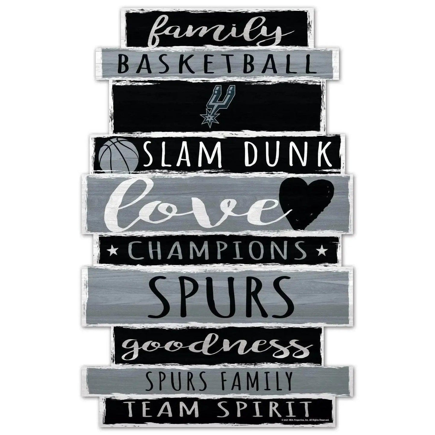 San Antonio Spurs 11x17 Wood Sign Established Date Decor - ToylandEU™