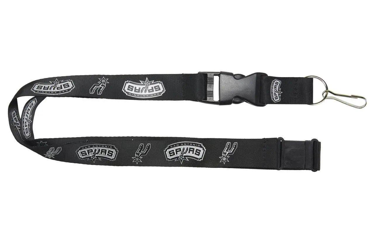 San Antonio Spurs Black Lanyard With Breakaway Clip Aminco - ToylandEU™