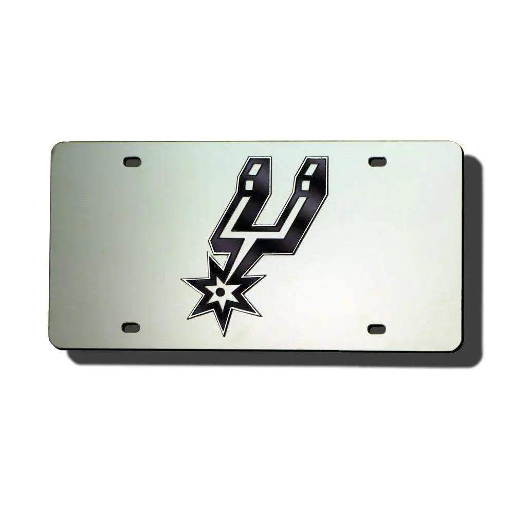 San Antonio Spurs Laser Cut Silver License Plate Order - ToylandEU™