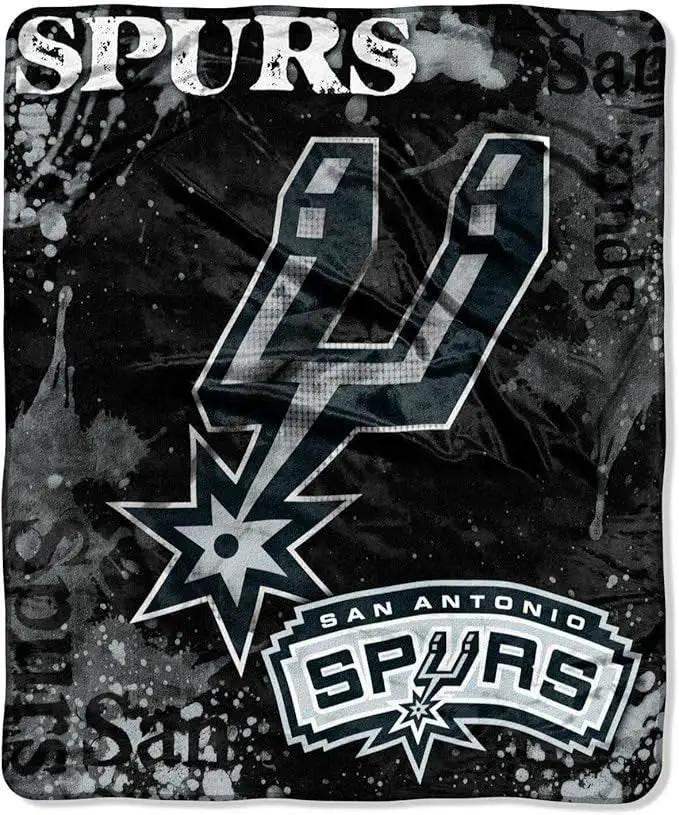 San Antonio Spurs Raschel Blanket 50x60 Drop Down Design - ToylandEU™