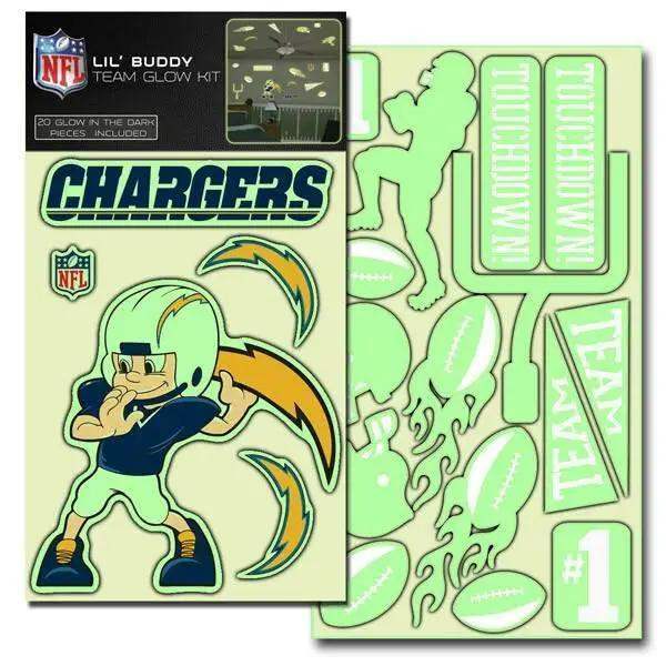 San Diego Chargers Lil Buddy Glow In The Dark Decal Kit - ToylandEU™