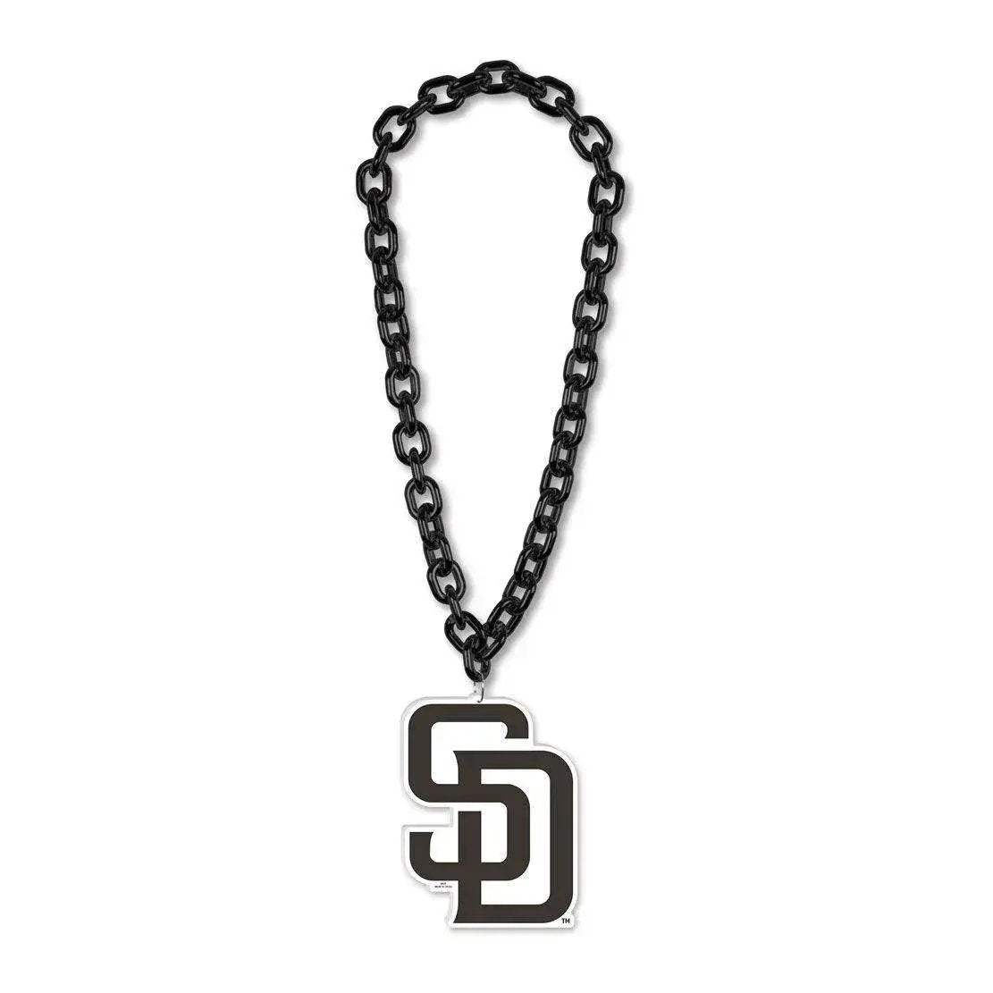 San Diego Padres Foam Logo Necklace On 38 Inch Fan Chain - ToylandEU™