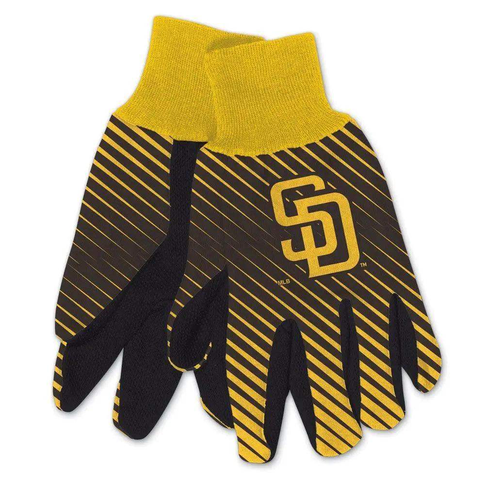 San Diego Padres Two Tone Gloves Cotton Twill Adult Size - ToylandEU™