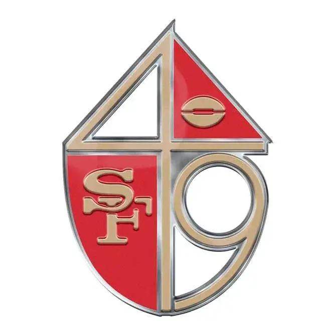 San Francisco 49ers Auto Emblem Color Alternate Logo - ToylandEU™
