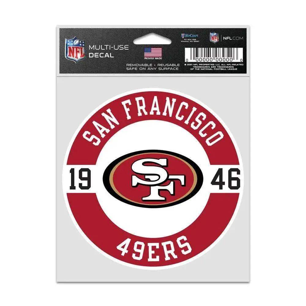 San Francisco 49ers Decal Patch 3.75x5 Inches Fan Gear - ToylandEU™