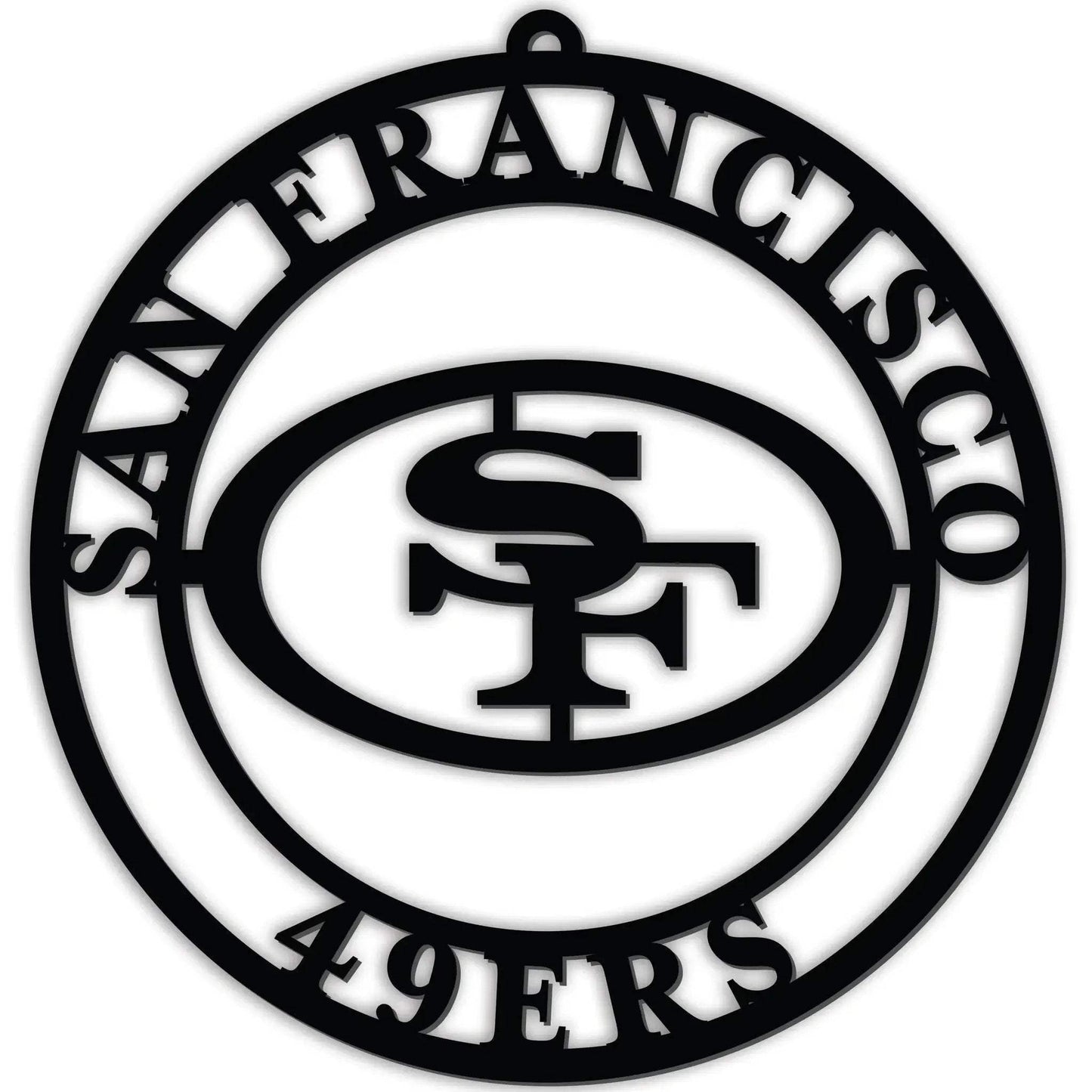 San Francisco 49ers Door Hanger Sign 16 Inch Wall Display - ToylandEU™