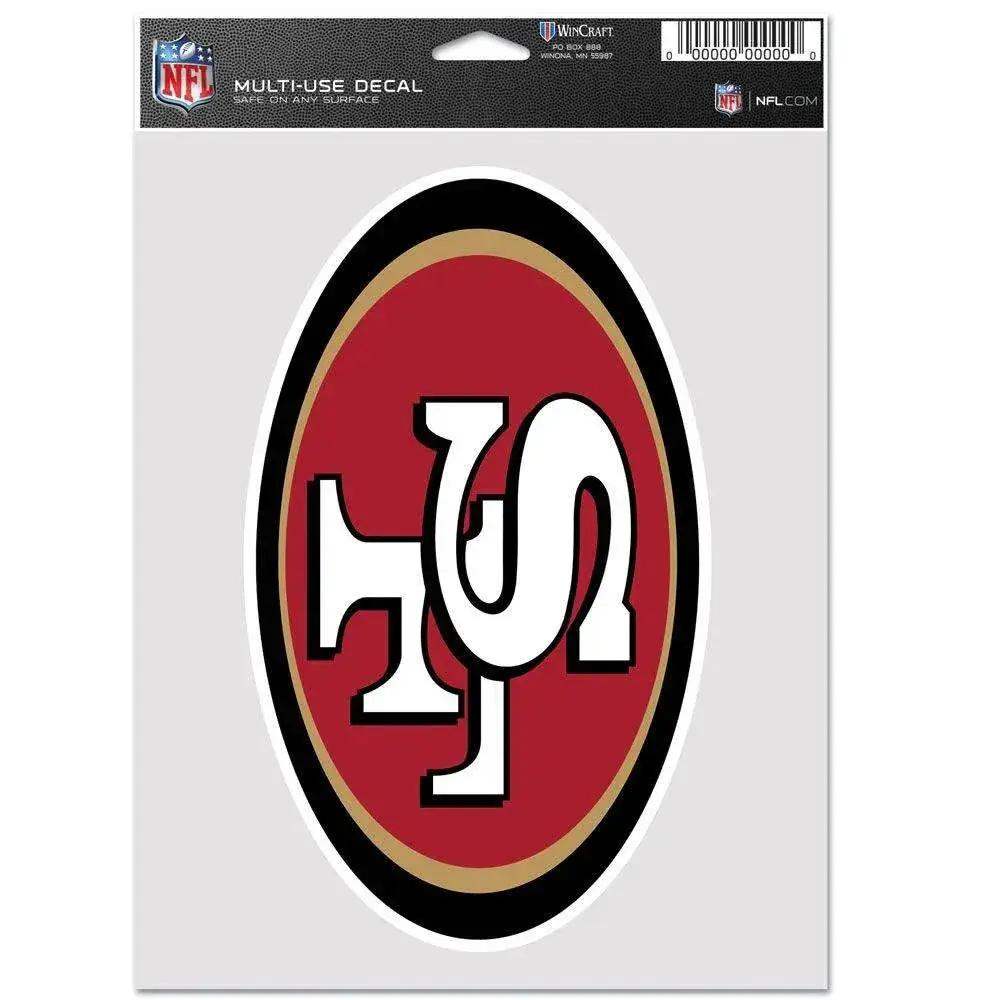 San Francisco 49ers Fan Pack Multi Use Decals Collection - ToylandEU™