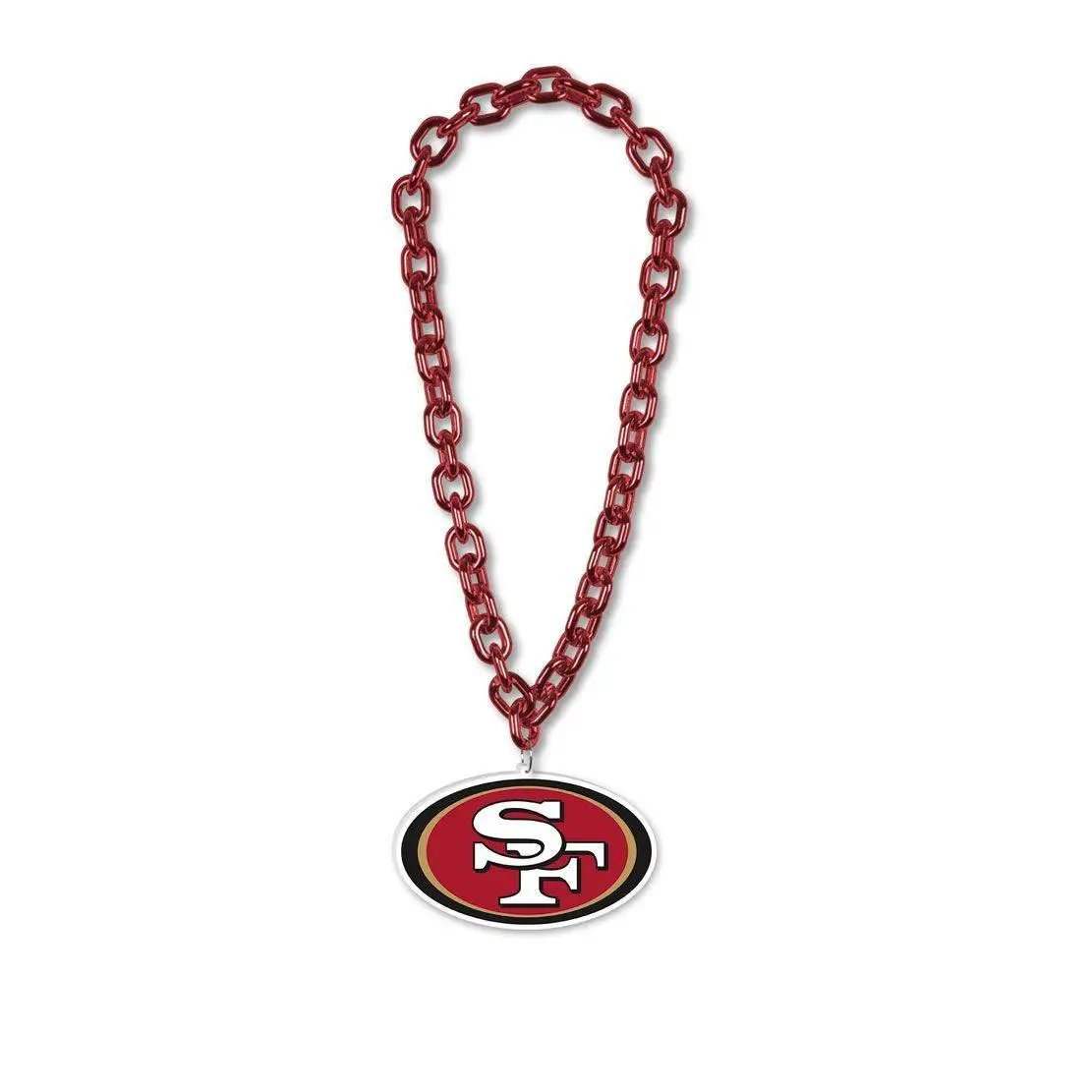 San Francisco 49ers Foam Logo Necklace With 38 Inch Chain - ToylandEU™