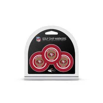 San Francisco 49ers Golf Chip with Marker 3 Pack Bundle - ToylandEU™