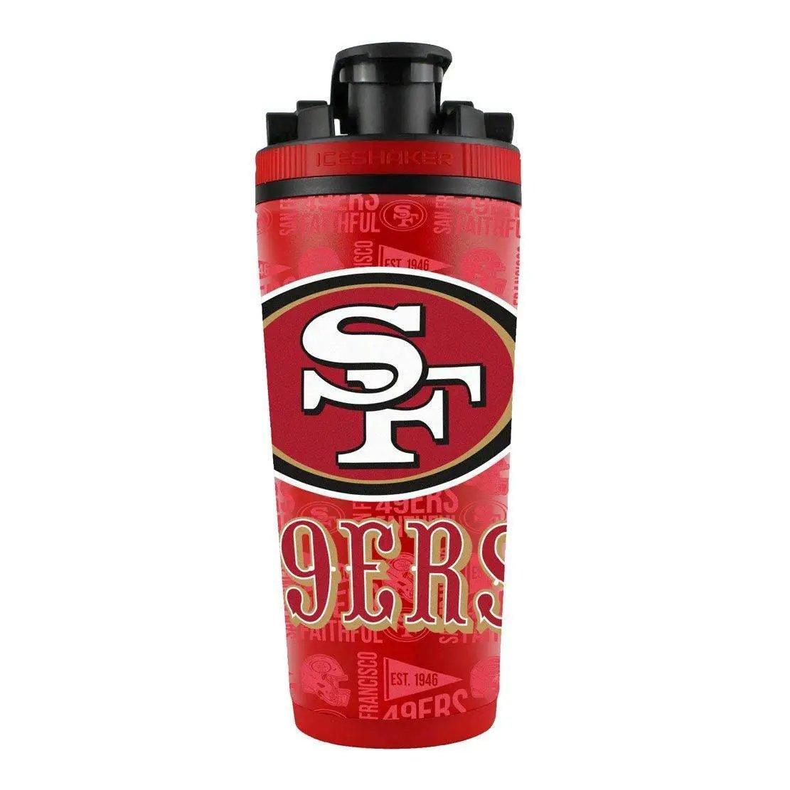 San Francisco 49ers Ice Shaker 26oz Stainless Steel Bottle - ToylandEU™
