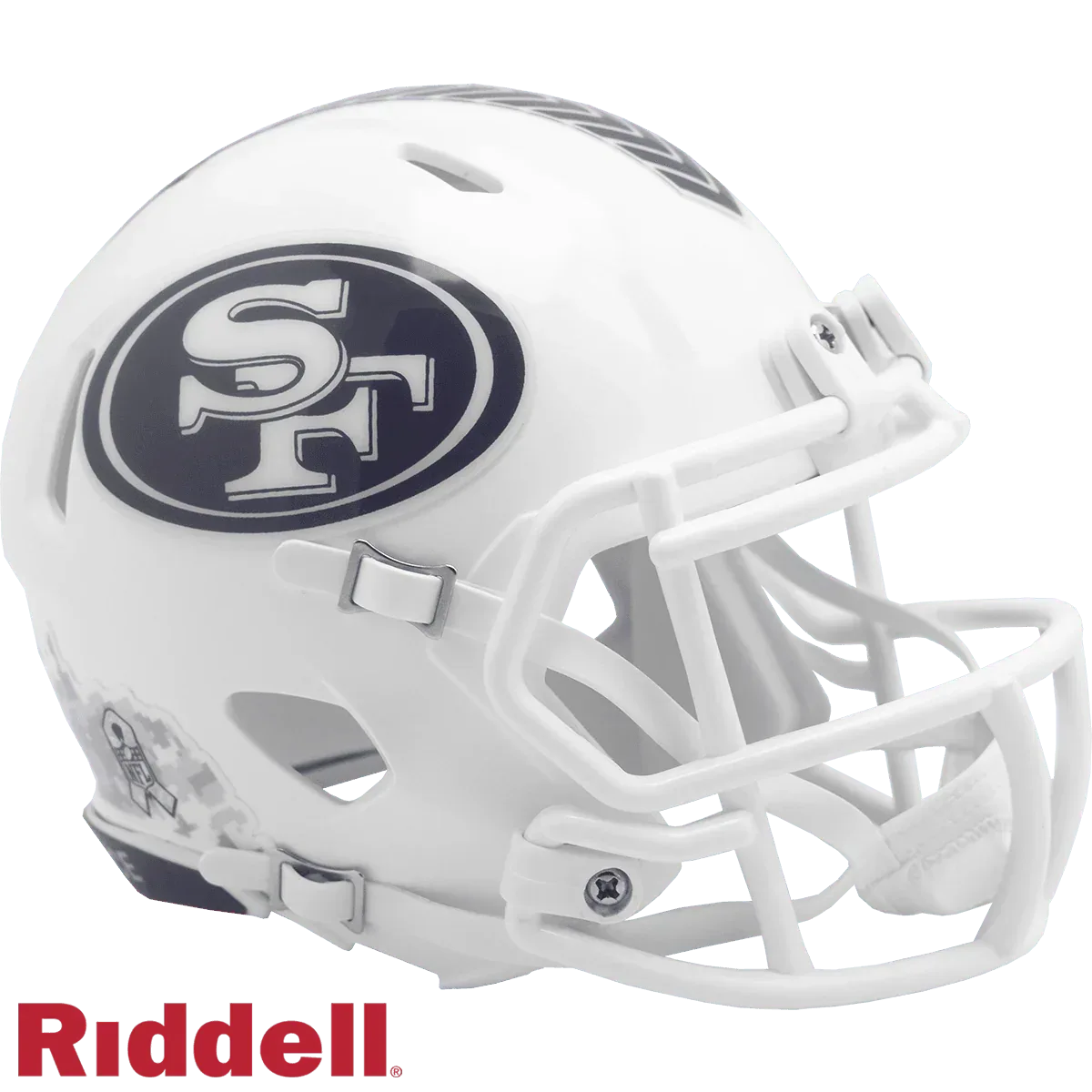 San Francisco 49ers Mini Speed Helmet Salute To Service - ToylandEU™