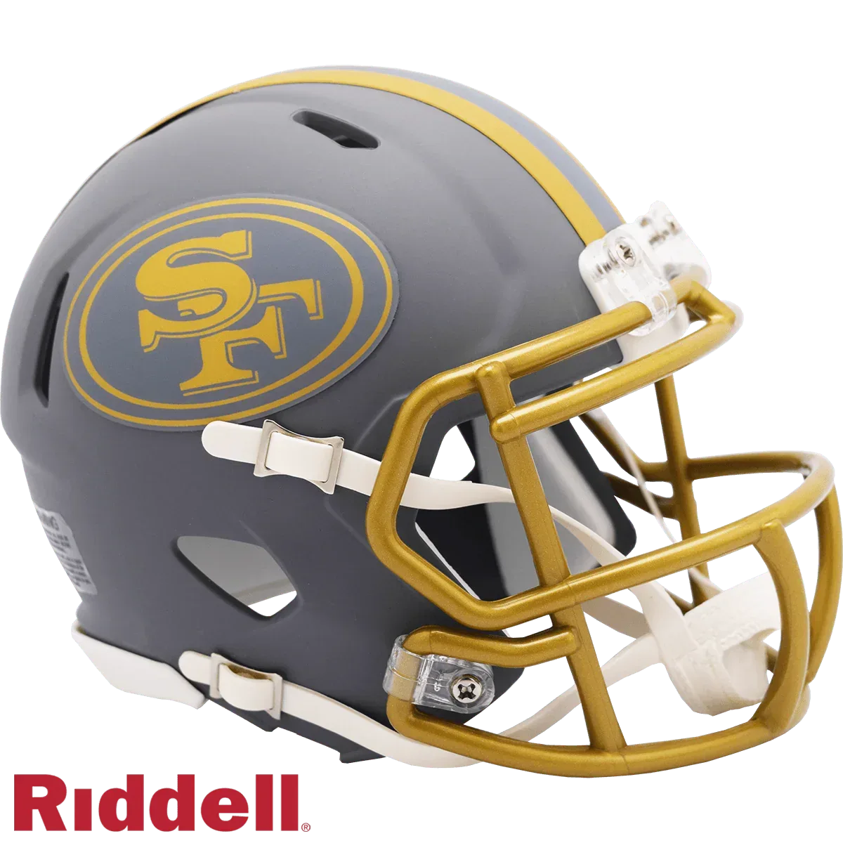 San Francisco 49ers Riddell Replica Mini Speed Helmet Slate - ToylandEU™