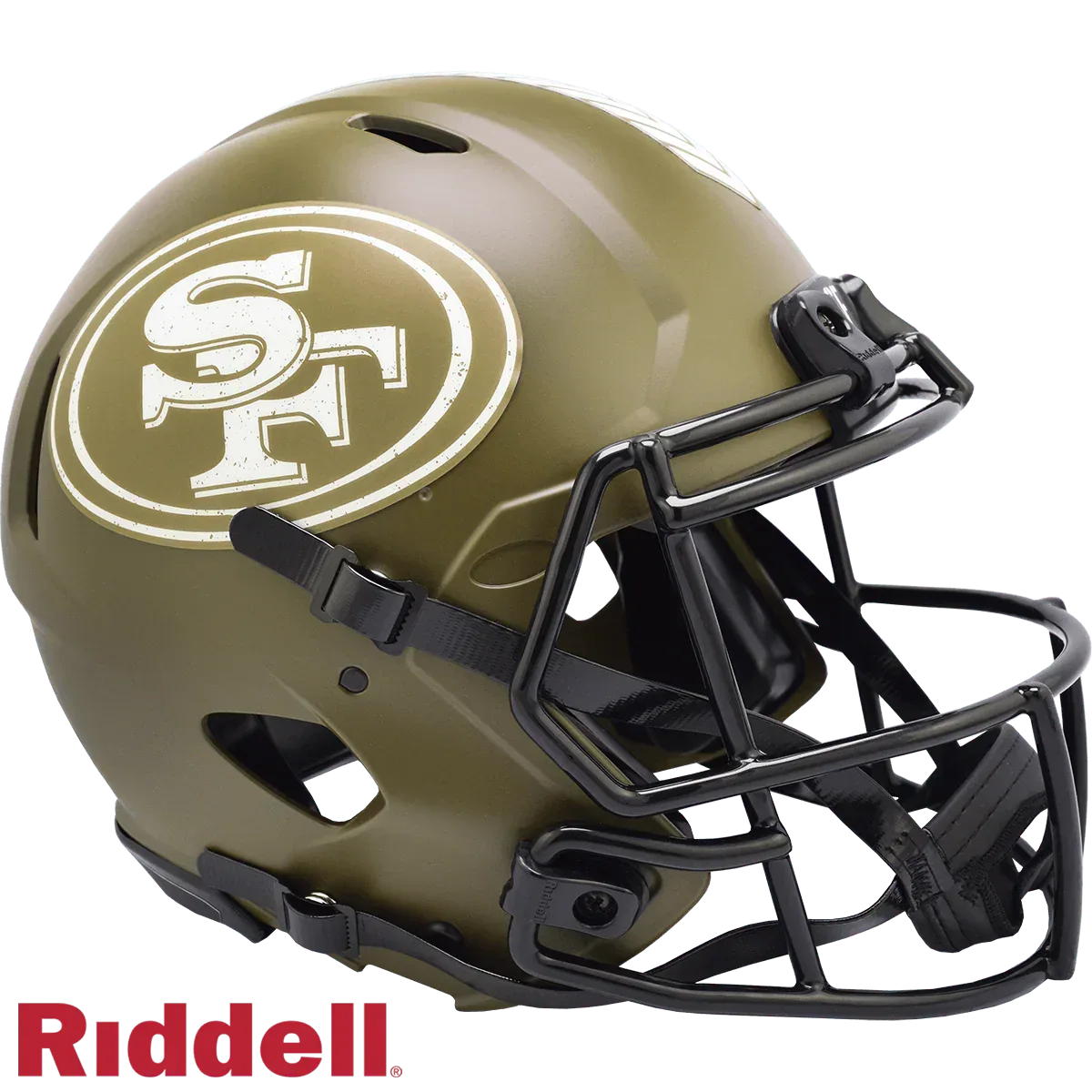 San Francisco 49ers Salute To Service Riddell Helmet - ToylandEU™
