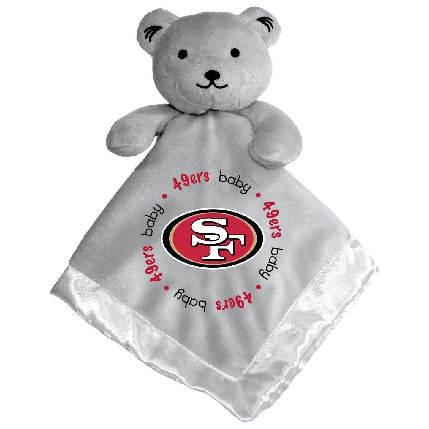 San Francisco 49ers Security Plush Bear Gray Satin Lining - ToylandEU™