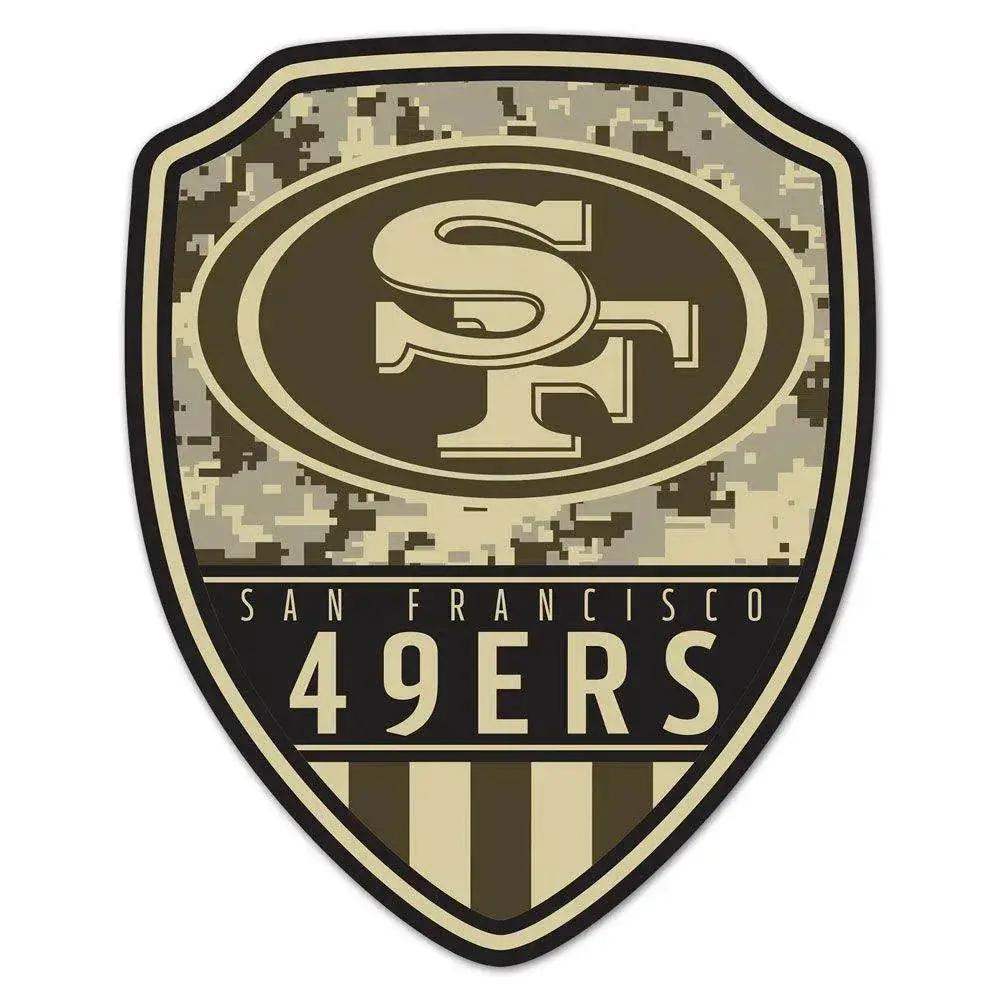 San Francisco 49ers Wood Sign Shield 11x14 Hardboard Decor - ToylandEU™