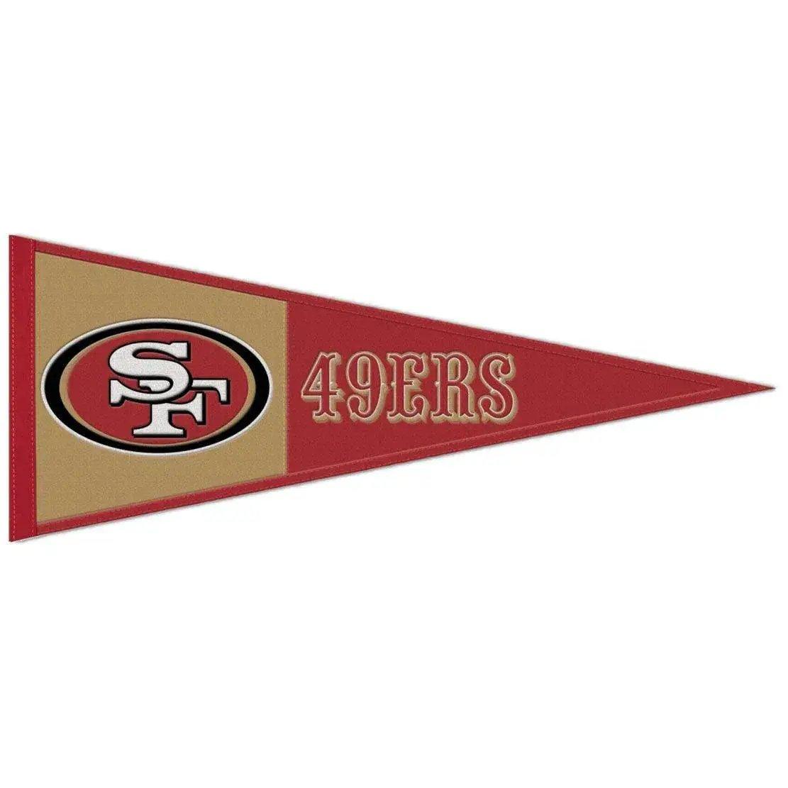 San Francisco 49ers Wool Pennant 13x32 Inches Decor - ToylandEU™