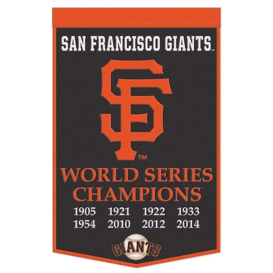 San Francisco Giants Banner Wool 24x38 Dynasty Champ Design - ToylandEU™