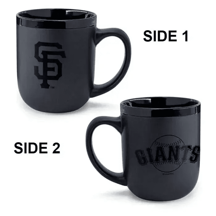 San Francisco Giants Matte Black 17oz Ceramic Coffee Mug - ToylandEU™