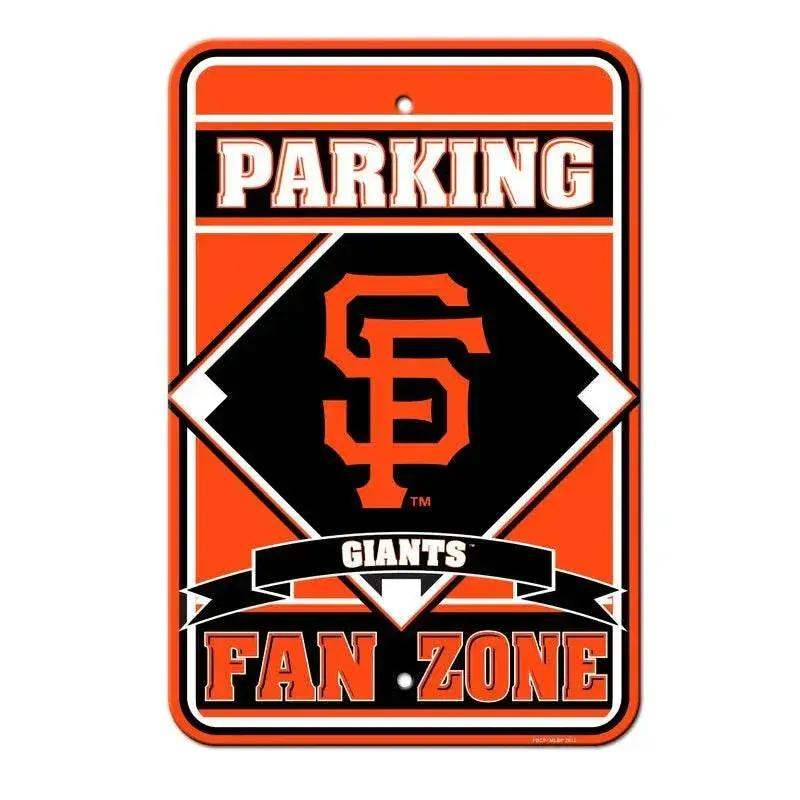 San Francisco Giants Parking Sign 12x18 Plastic Fan Zone CO - ToylandEU™