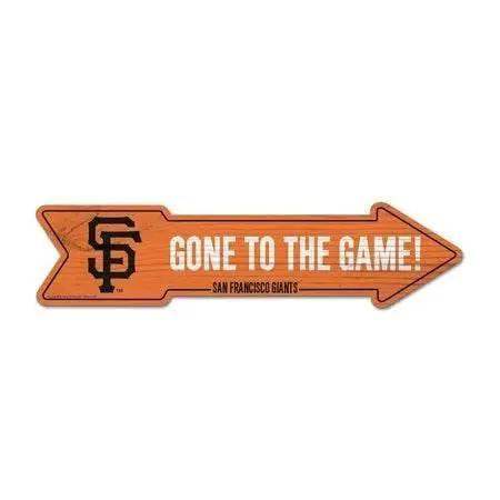 San Francisco Giants Wood Arrow Sign 6X24 Outdoor Decor - ToylandEU™