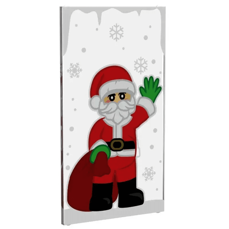 Authentic LEGO 4x6 Window Panel Christmas Village Print Premium - ToylandEU