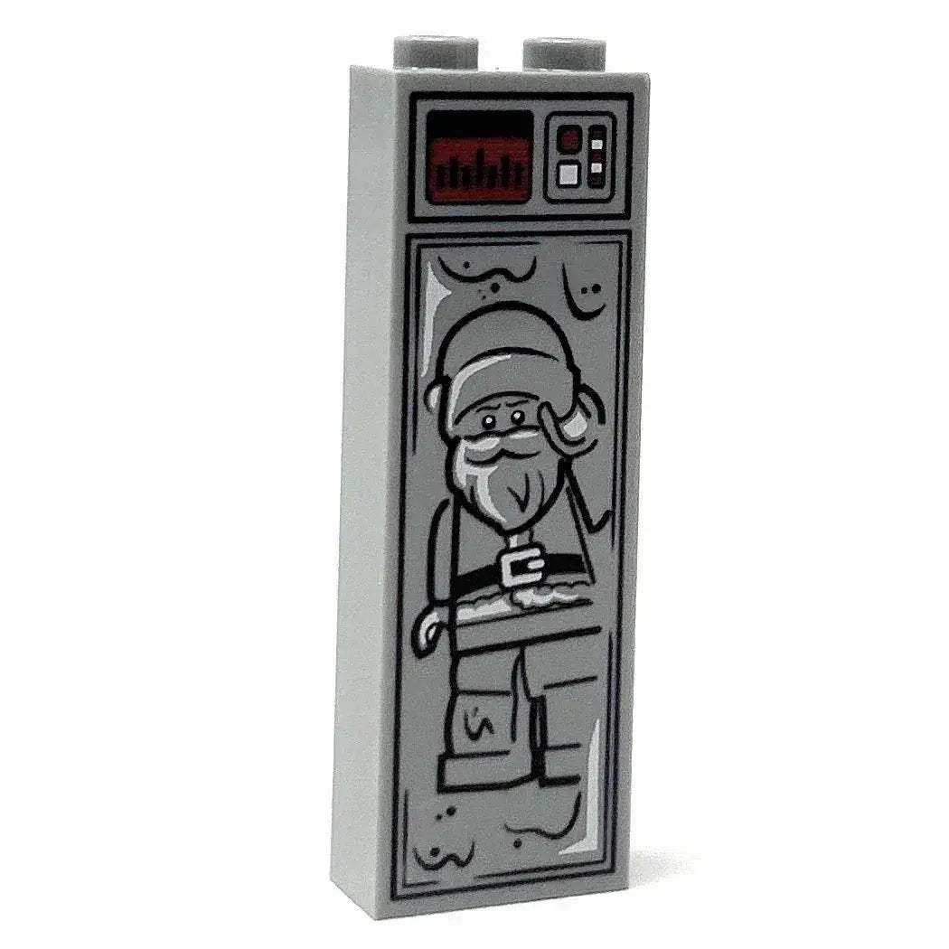 LEGO Santa Claus In Carbonite Brick 1x2x5 Custom Print - ToylandEU