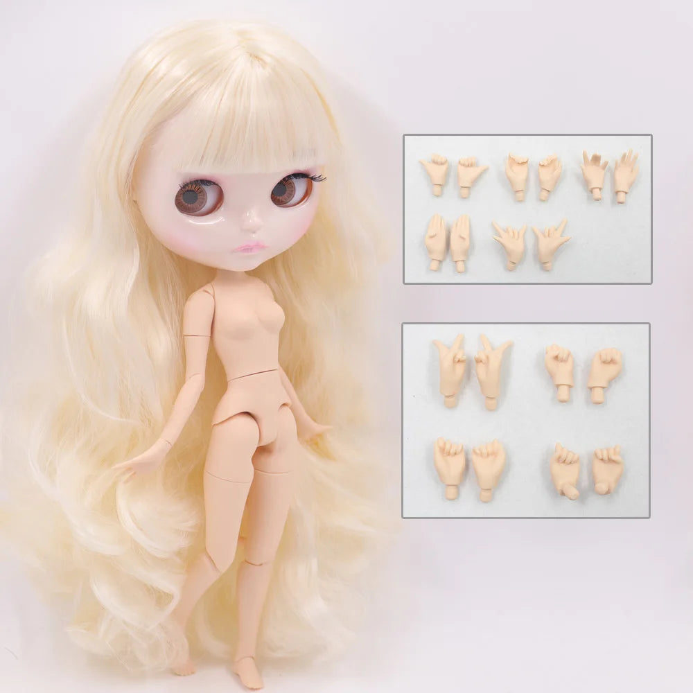 1/6 BJD Doll | 30cm Jointed Body | White Skin Finish | Girls Collectible