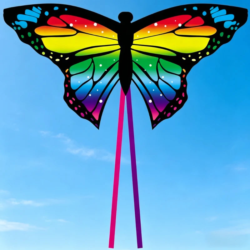 Kite | Easy Steering | Long Tail | Butterfly Design 1.45m