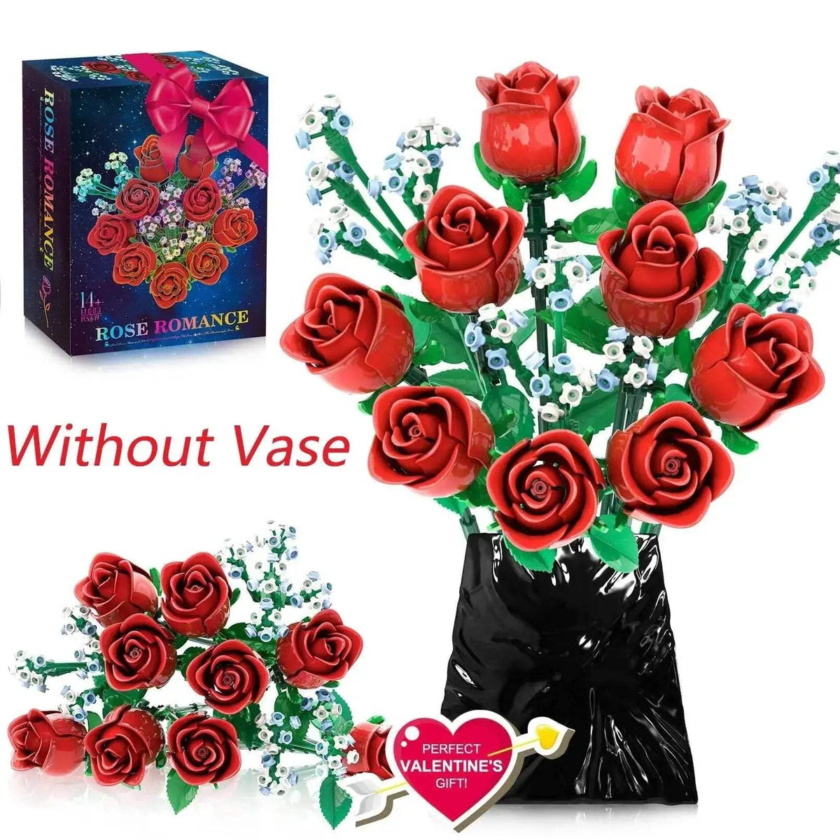 1009PCS Sunflower Building Blocks Flower Bouquet Vase Model - ToylandEU