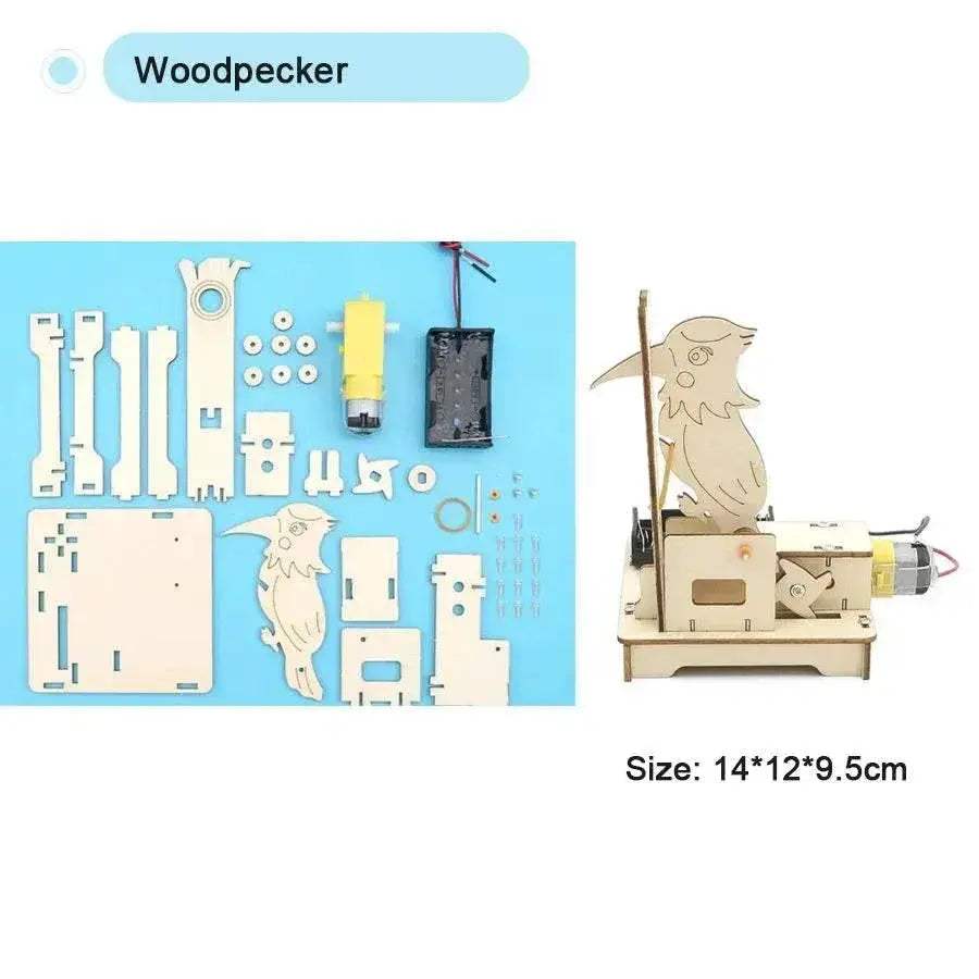 DIY Science Toys Children Educational STEM Kits Car Dinosaur Model Technologia Experimental Tool Wood Puzzle Games School Supply - ToylandEU