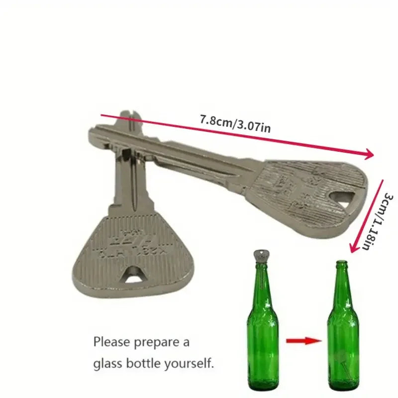 Magic Trick | Key Through Bottle | Ring Penetration Gimmick | Gift for All Ages
