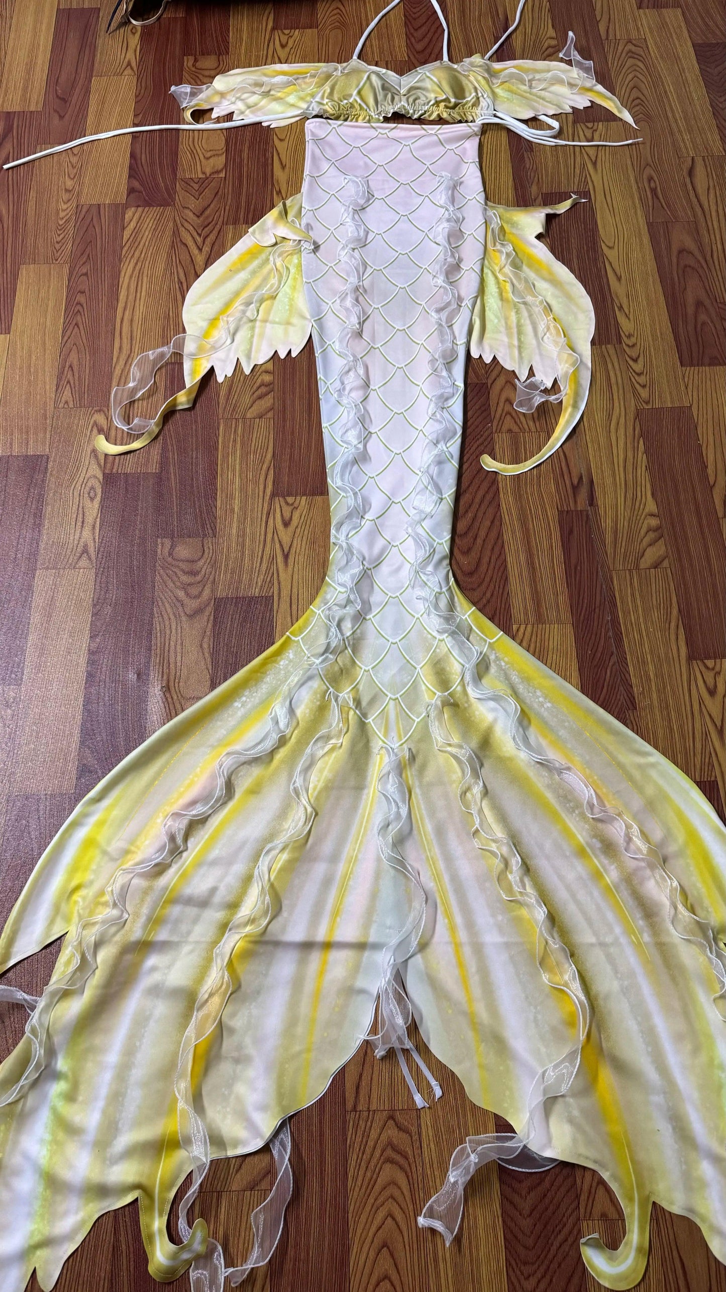 Mermaid Tail Costume | Ultralight Polyester | Adult Women | Ice