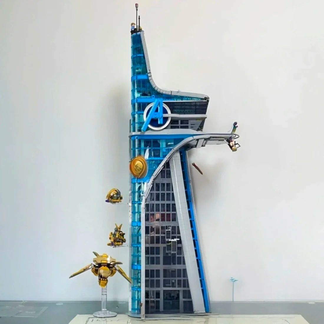 Building Block Set | 5201 Pieces | Superhero Skyscraper | Adult Model