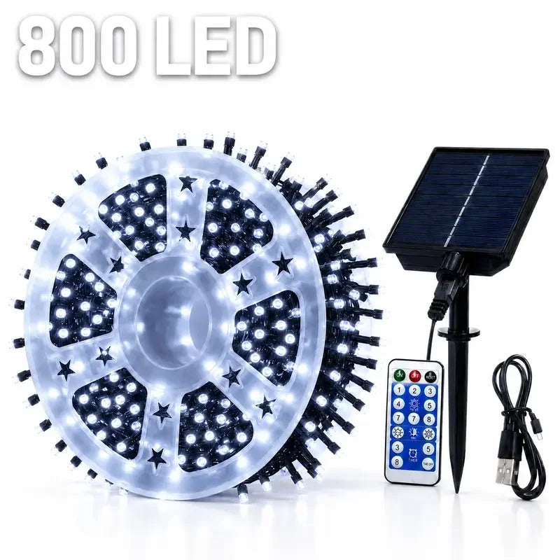 Halloween String Lights | 335 Ft 800 Led | Remote | Purple Orange Patio Decor