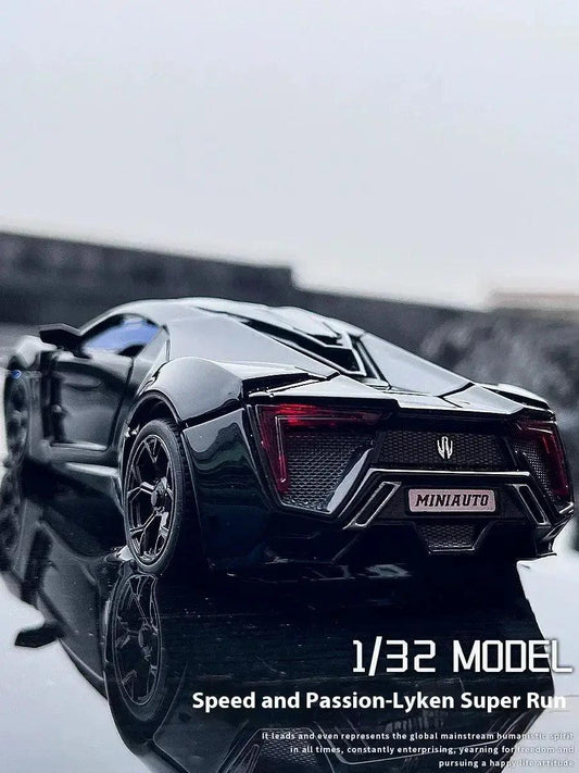 Scale 1 32 Diecast Lykan HyperSport Alloy Model Sound - ToylandEU™