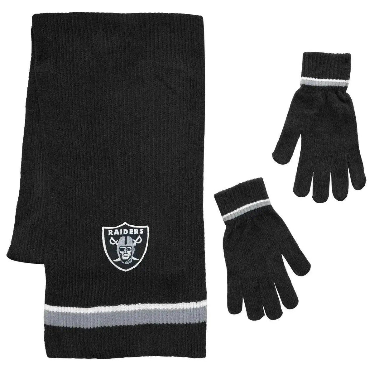 Las Vegas Raiders Scarf and Glove Gift Set Chenille - ToylandEU™
