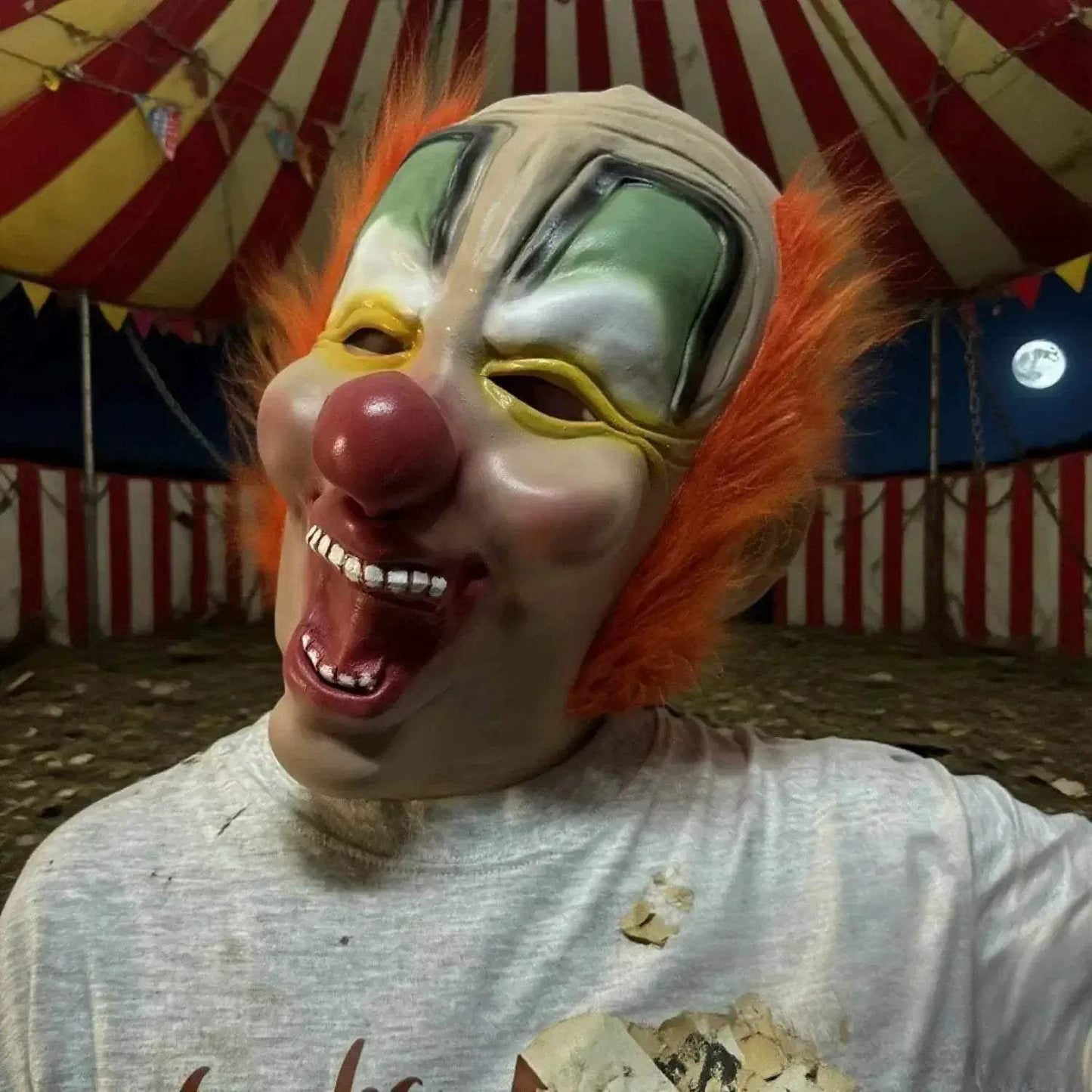 Terrifying Clown Latex Mask Full Face Toyland EU - ToylandEU™