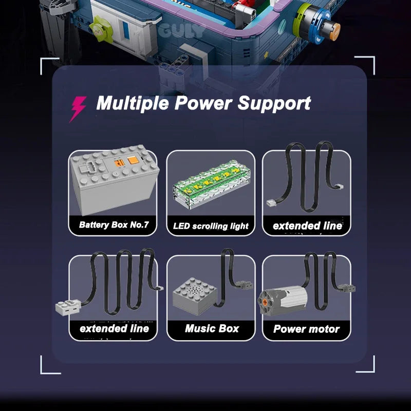 Pinball Building Block Set | 2309 Pieces | Led Light | For Adults And Teens