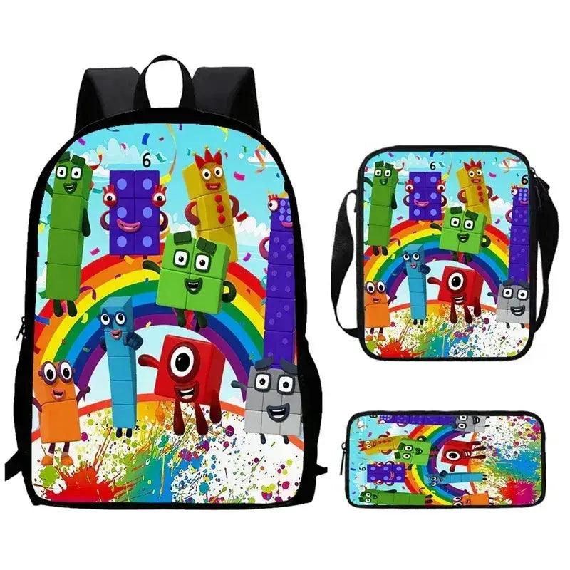 Kids School Backpack Set With Pen Case And Shoulder Bag - ToylandEU™