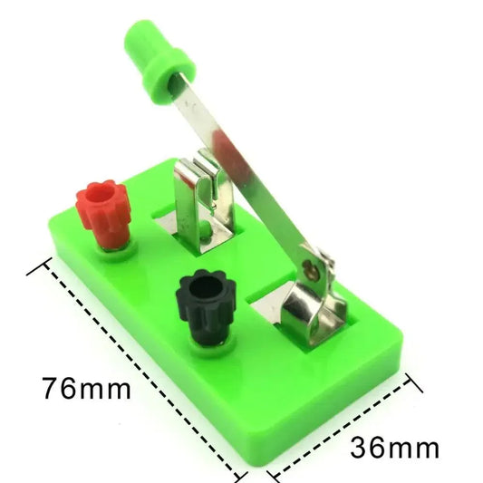 School Lab Single Pole Single Throw Switch Connection Circuit Science Physical and Electrical Experimental Teaching Equipment - ToylandEU