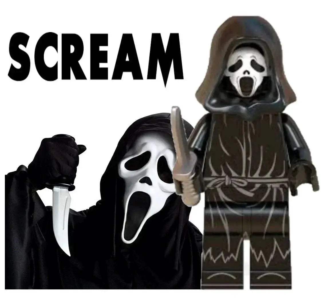 Scream Ghostface Lego Minifigures Collectible Toys - ToylandEU™