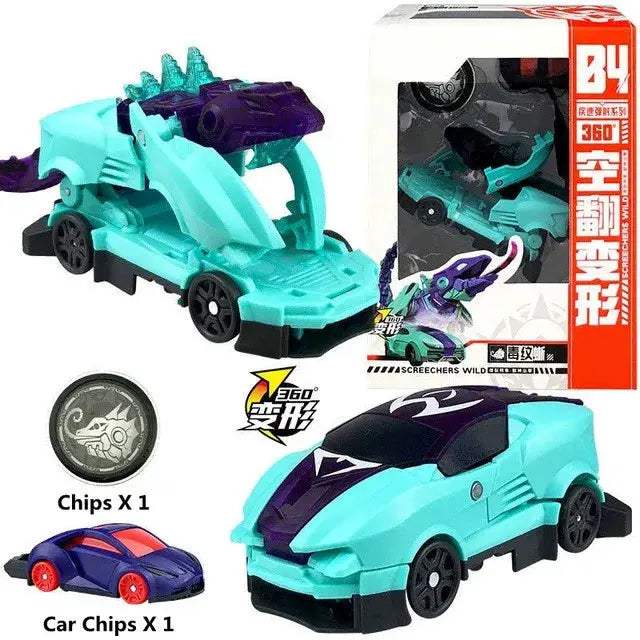 Screechers Wild Deformation Car Action Figure Transforming Robot - ToylandEU