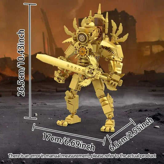New Skibidi Toileted Titan Clock King 2.0 Building Blocks TVman Speakerman Model Toys for Kid Boys Ideas Gifts Xmas Easter Gift - ToylandEU