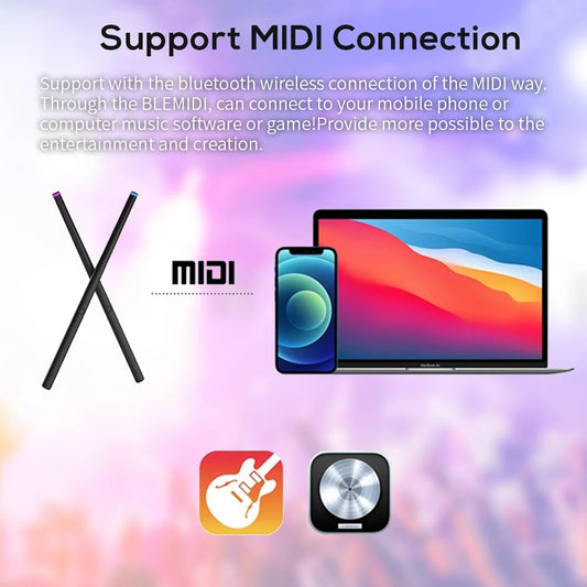 Electronic Air Drumsticks Pro Kit With Virtual Drum Set