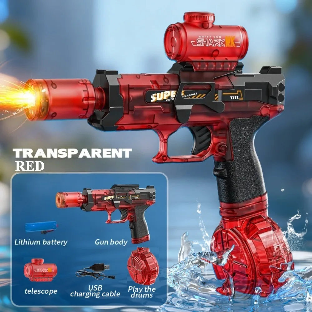 Water Gun | Electric Powered | Large Capacity | Beach Pool Party Ready