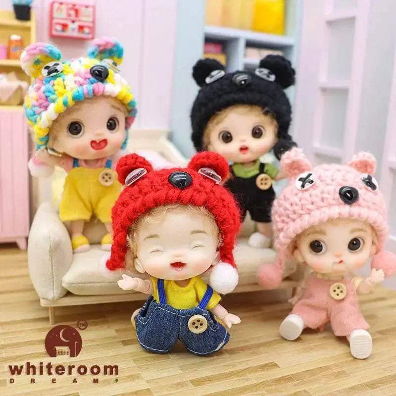 10cm BJD Mini Dolls For Girls Cute Bag Key Pendant Toys - ToylandEU